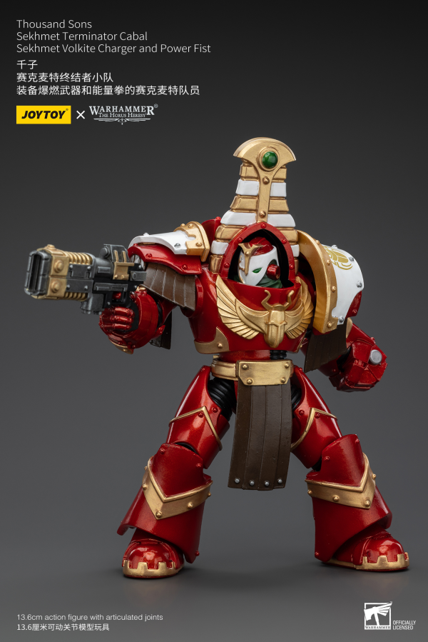 Joy Toy Thousand Sons Sekhmet Terminator Cabal Sekhmet Volkite Charger And Power Fist(6973130378612)(6973130378612)