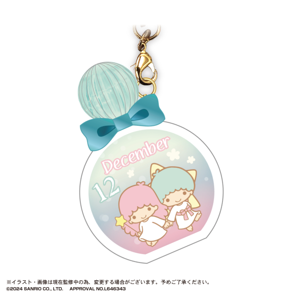 Piapro.net MAX SANRIO CHARACTERS BIRTHDAY "PUKKURI" CLEAR KEY RING