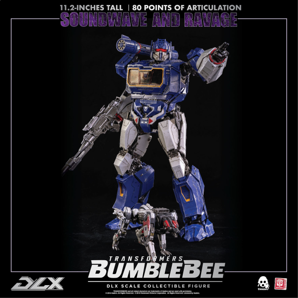 Three Zero Transformers: Bumblebee - DLX Soundwave and Ravage