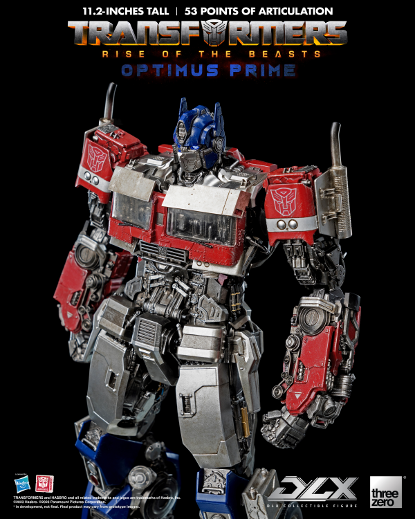 Three Zero Transformers: Rise of the Beasts - DLX Optimus Prime