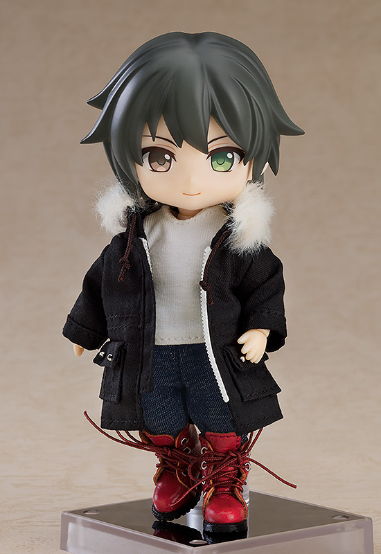 Good Smile Company Nendoroid Doll Warm Clothing Set: Boots & Mod Coat (Black)