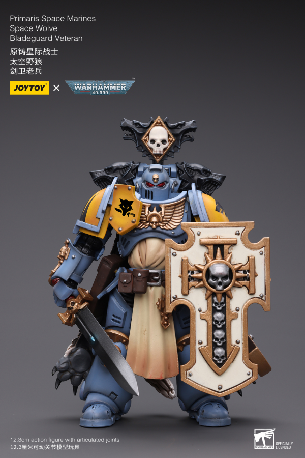 Joy Toy Primaris Space Marines Space Wolves Bladeguard Veteran