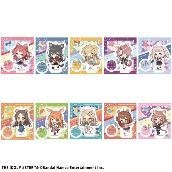 MegaHouse Tokotoko Acrylic Stand Gakuen IDOLM＠STER