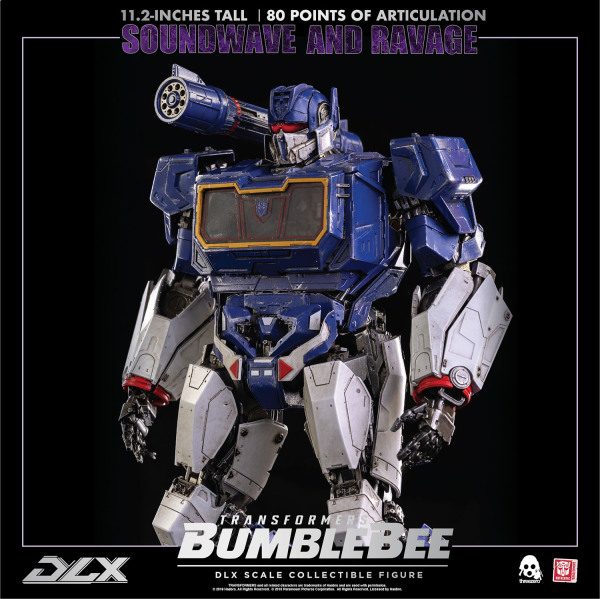 Three Zero Transformers: Bumblebee - DLX Soundwave and Ravage