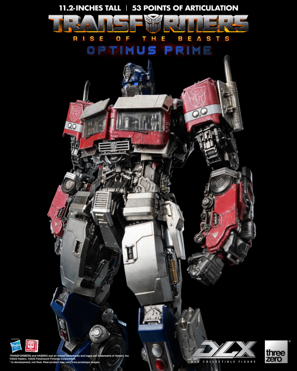 Three Zero Transformers: Rise of the Beasts - DLX Optimus Prime