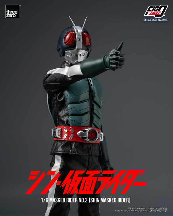 threezero FigZero 1/6 Masked Rider No.2 (SHIN MASKED RIDER)(4895250807969)(4895250807969)