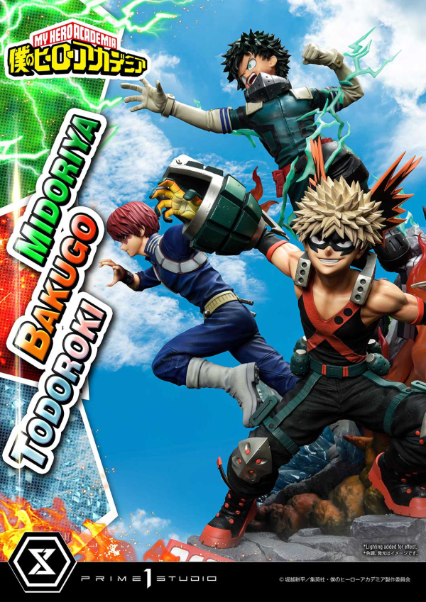 Prime 1 Studio Ultimate Premium Masterline My Hero Academia Midoriya, Bakugo & Todoroki(4582535945798)(4582535945798)