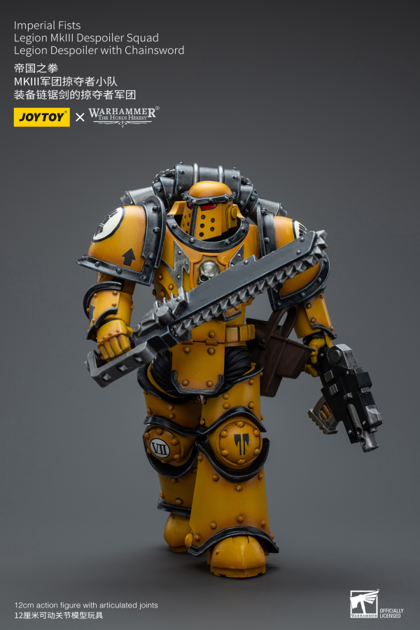 Joy Toy Imperial Fists Legion MkIII Despoiler Squad Legion Despoiler with Chainsword