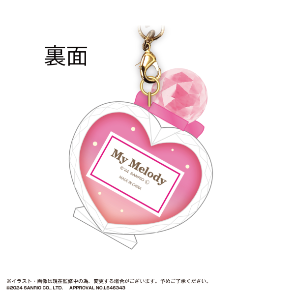 Piapro.net MAX SANRIO CHARACTERS BIRTHDAY "PUKKURI" CLEAR KEY RING