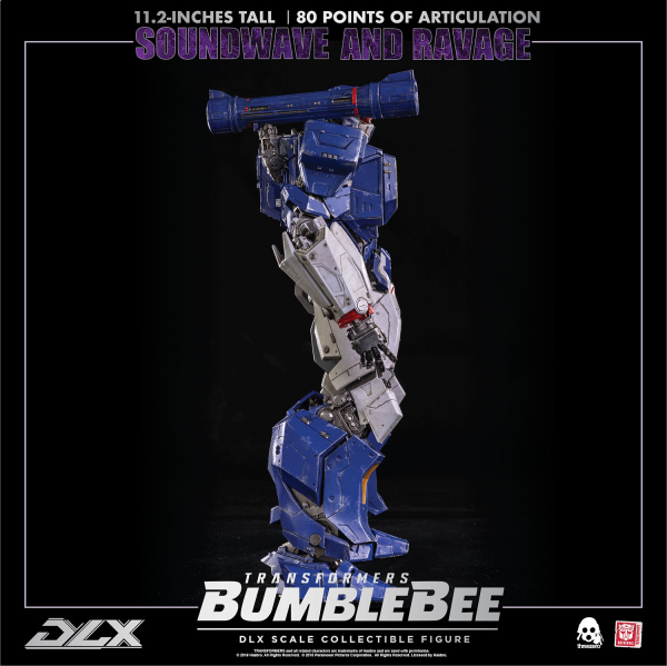 Three Zero Transformers: Bumblebee - DLX Soundwave and Ravage