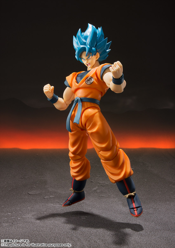 TAMASHII NATIONS Super Saiyan God Super Saiyan Goku "Dragon Ball Super", TAMASHII NATIONS S.H. Figuarts | 4573102557001