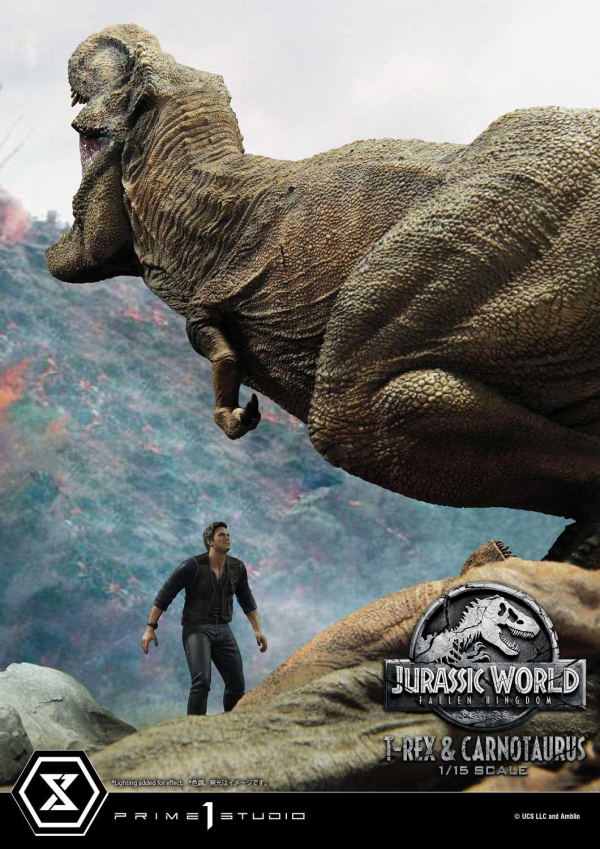 Prime 1 Studio Legacy Museum Collection Jurassic World: Fallen Kingdom (Film) Tyrannosaurus-Rex & Carnotaurus 1/15 scale Deluxe Version | 4580708034874