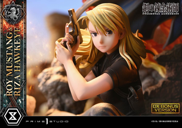 Prime 1 Studio Concept Masterline Fullmetal Alchemist Roy Mustang & Riza Hawkeye DX Bonus Version | 4580708049595