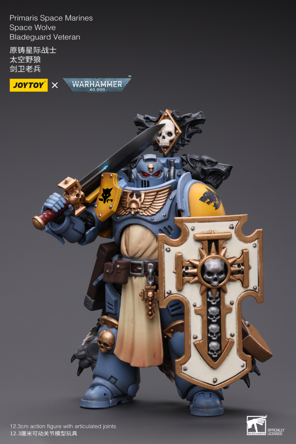 Joy Toy Primaris Space Marines Space Wolves Bladeguard Veteran