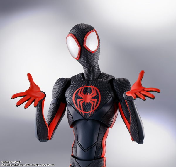 BANDAI Tamashii Spider Man (Miles Morales) World Tour Limited Edition Spider-Man: Across the Spider-Verse, Bandai Spirits S.H.Figuarts