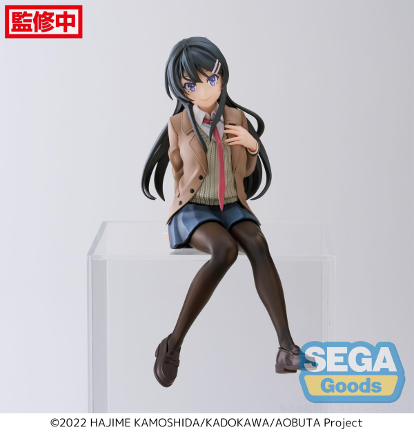 SEGA "Rascal Does Not Dream of a Knapsack Kid" PM Perching Figure "Mai Sakurajima"