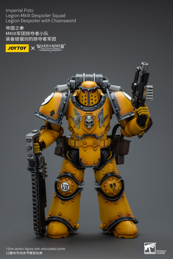 Joy Toy Imperial Fists Legion MkIII Despoiler Squad Legion Despoiler with Chainsword