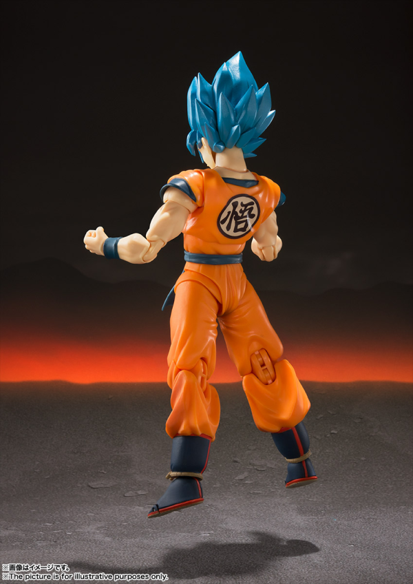 TAMASHII NATIONS Super Saiyan God Super Saiyan Goku "Dragon Ball Super", TAMASHII NATIONS S.H. Figuarts | 4573102557001