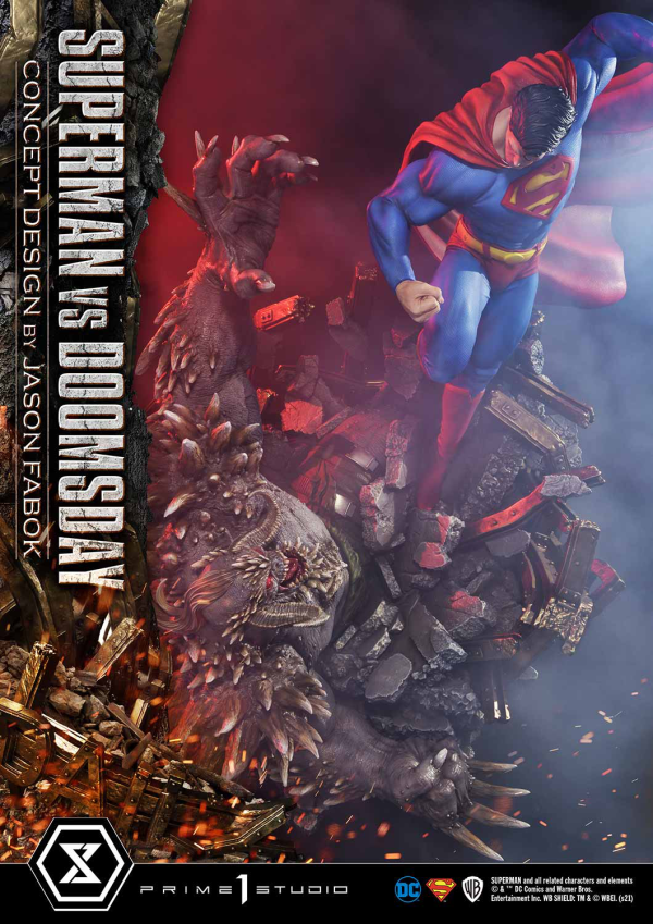 Prime 1 Studio Ultimate Museum Masterline Superman (Comics) Superman VS Doomsday (Concept By Jason Fabok) Deluxe Version(4580708034164)(4580708034164)