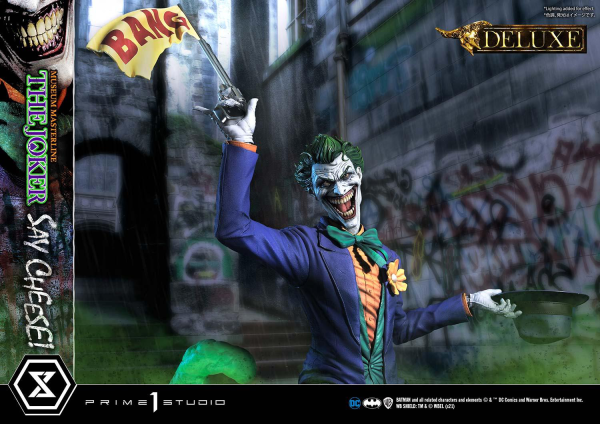 Prime 1 Studio Museum Masterline Batman (Comics) The Joker - Say Cheese DX Bonus Version | 4580708035123