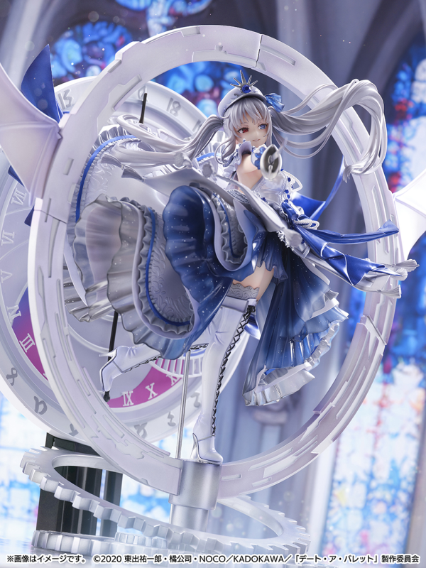 eStream "Date A Bullet" The White Queen -Royal Blue Sapphire Dress Ver.- 1/7 Scale Figure (SHIBUYA SCRAMBLE FIGURE)