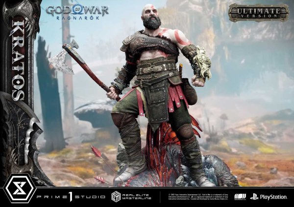 Prime 1 Studio Real Elite Masterline God of War: Ragnarok Kratos Ultimate Bonus Version(4582647120809)(4582647120809)