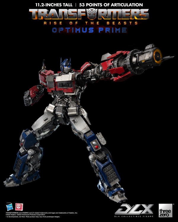 Three Zero Transformers: Rise of the Beasts - DLX Optimus Prime