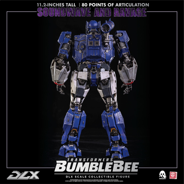 Three Zero Transformers: Bumblebee - DLX Soundwave and Ravage