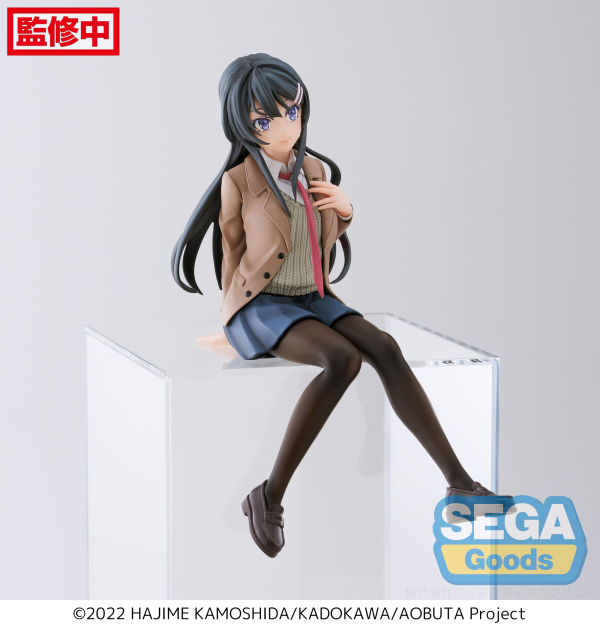 SEGA "Rascal Does Not Dream of a Knapsack Kid" PM Perching Figure "Mai Sakurajima"