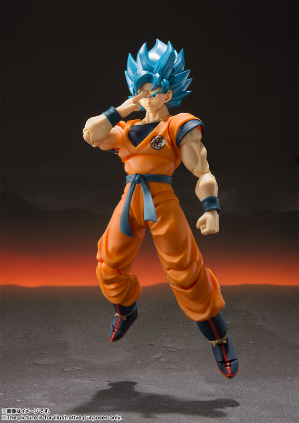 TAMASHII NATIONS Super Saiyan God Super Saiyan Goku "Dragon Ball Super", TAMASHII NATIONS S.H. Figuarts | 4573102557001