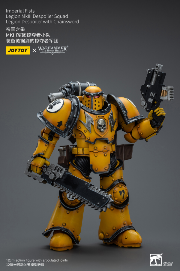 Joy Toy Imperial Fists Legion MkIII Despoiler Squad Legion Despoiler with Chainsword