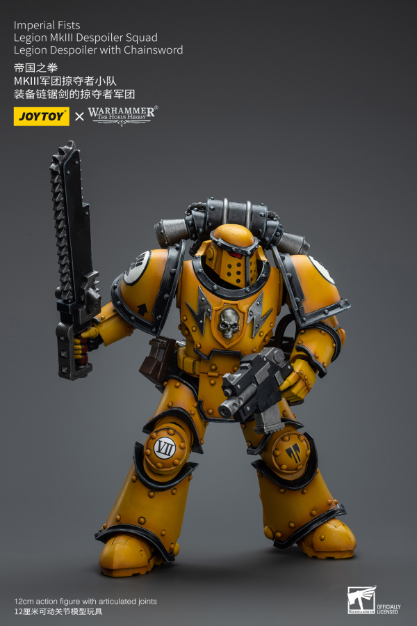 Joy Toy Imperial Fists Legion MkIII Despoiler Squad Legion Despoiler with Chainsword