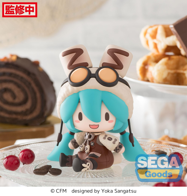 SEGA fuwa petit Hatsune Miku Series Chibi Figure Marshmallow Hot Cocoa(4582733445755)(4582733445755)