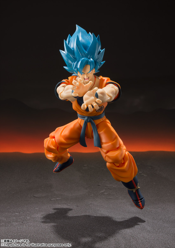 TAMASHII NATIONS Super Saiyan God Super Saiyan Goku "Dragon Ball Super", TAMASHII NATIONS S.H. Figuarts | 4573102557001