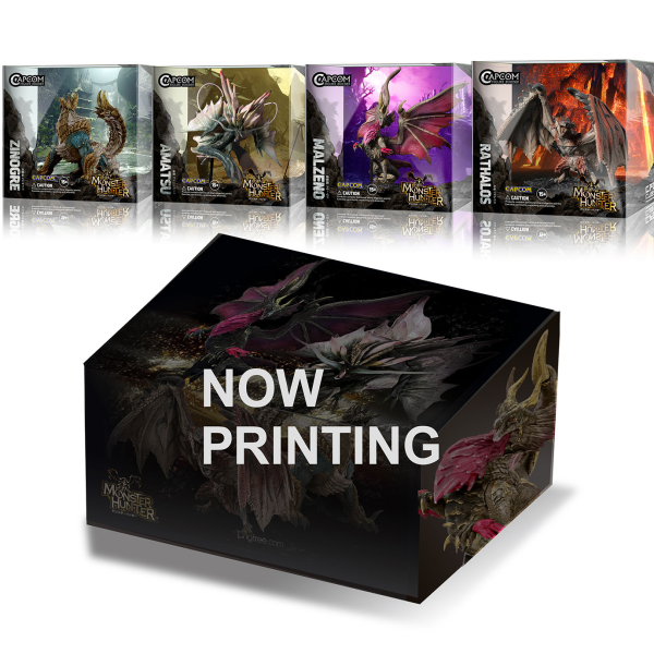 CAPCOM CAPCOM FIGURE BUILDER CUBE MONSTER HUNTER (Rathalos/Zinogre/ Malzeno/Amatsu) (Box of 4)(4976219124980)(4976219124980)