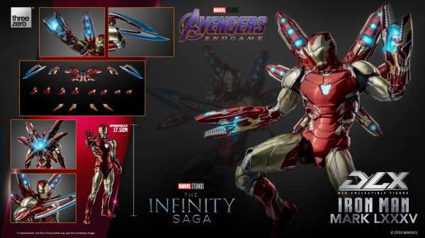 Three Zero Marvel Studios: The Infinity Saga: DLX Iron Man Mark 85