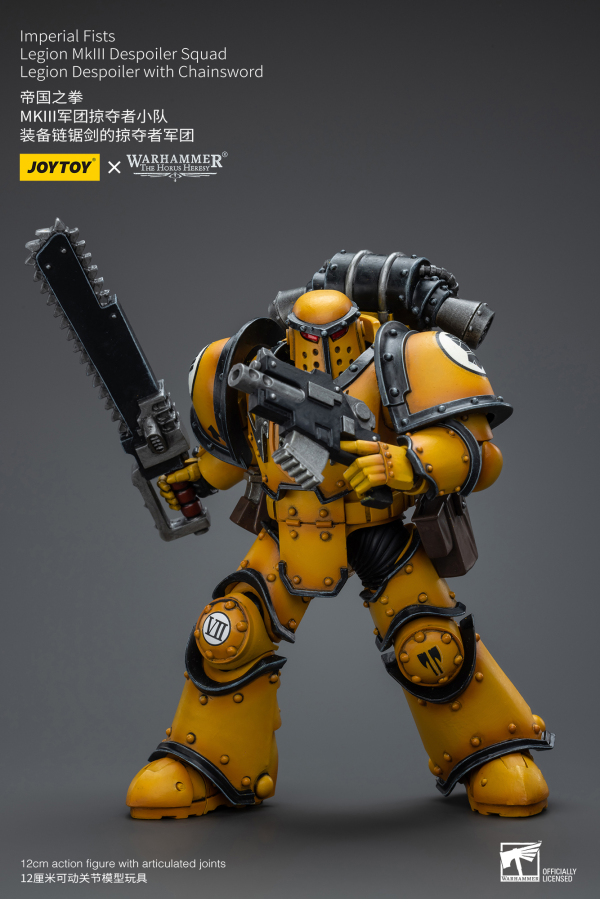 Joy Toy Imperial Fists Legion MkIII Despoiler Squad Legion Despoiler with Chainsword