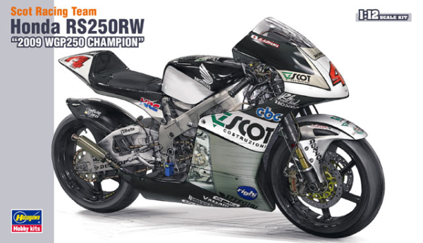 Hasegawa [BK1] 1:12 SCOT RACING TEAM HONDA RS250RW 2009 WGP250 CHAMPION(4967834215016)(4967834215016)