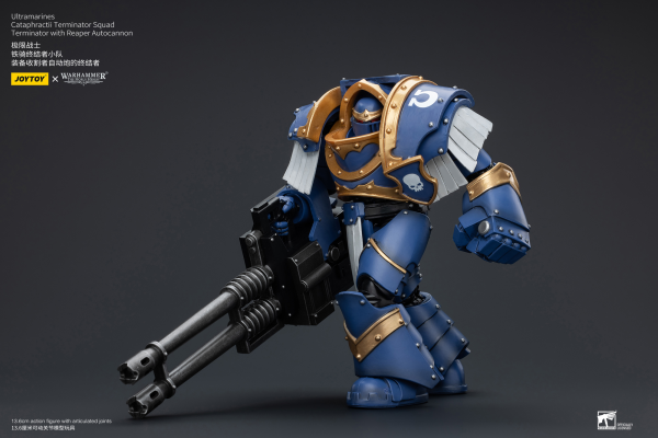 JOYTOY Ultramarines Cataphractii Terminator Squad Terminator with Reaper Autocannon(6973130377486)(6973130377486)