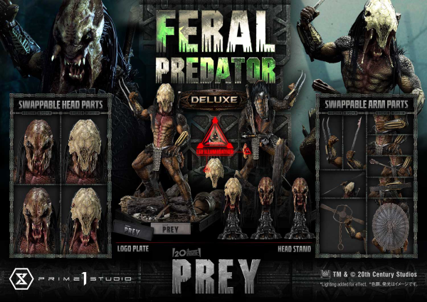 Prime 1 Studio  Museum Masterline Prey Feral Predator DX Bonus Version(4582647120748)(4582647120748)