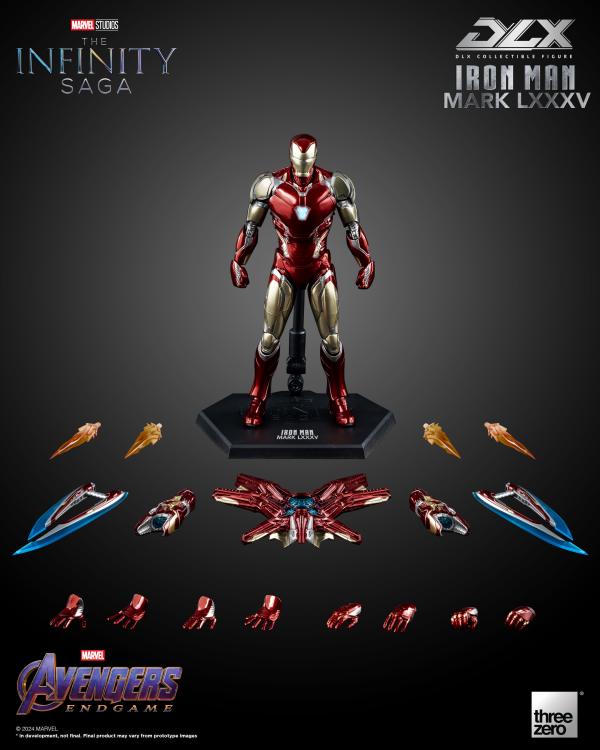 Three Zero Marvel Studios: The Infinity Saga: DLX Iron Man Mark 85