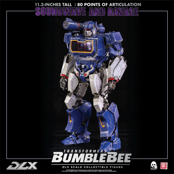 Three Zero Transformers: Bumblebee - DLX Soundwave and Ravage