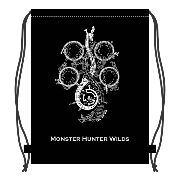 CAPCOM MONSTER HUNTER WILDS Knapsack Title Logo Symbol | 4976219131636