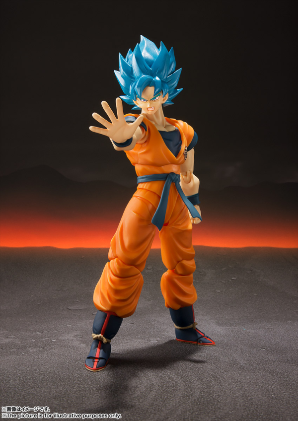 TAMASHII NATIONS Super Saiyan God Super Saiyan Goku "Dragon Ball Super", TAMASHII NATIONS S.H. Figuarts | 4573102557001