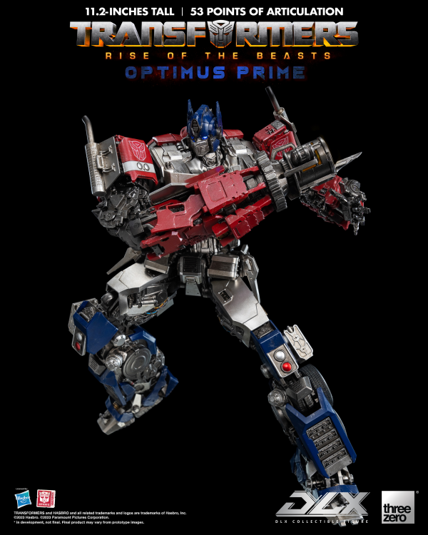 Three Zero Transformers: Rise of the Beasts - DLX Optimus Prime