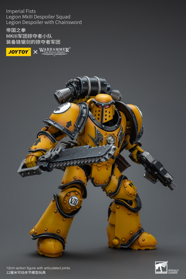 Joy Toy Imperial Fists Legion MkIII Despoiler Squad Legion Despoiler with Chainsword