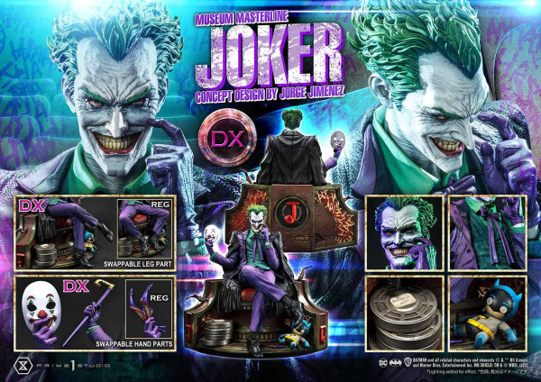 Prime 1 Studio Museum Masterline Batman (Comics) The Joker (Concept Design by Jorge Jimenez) DX Bonus Version | 4580708041216