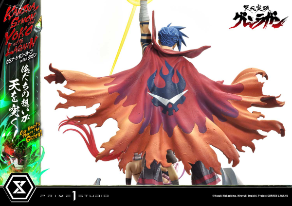 Prime 1 Studio Ultimate Premium Masterline Tengen Toppa Gurren Lagann Kamina, Simon & Yoko with Lagann "Our Hearts Pierce the Skies" | 4580708049540