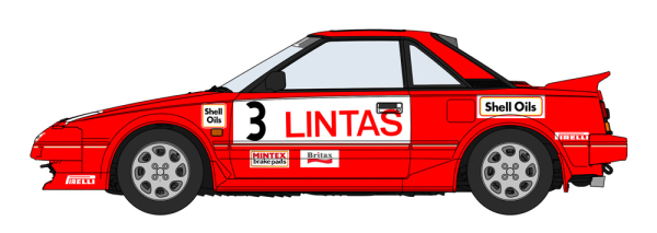 Hasegawa 1/24 TOYOTA MR2 (AW11) LATE VERSION 1986 RALLY SPRINT WINNER(4967834206380)(4967834206380)