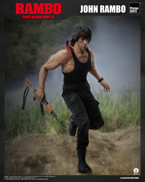 Three Zero Rambo: First Blood Part II - 1/6 John Rambo